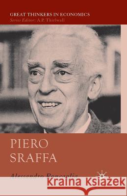 Piero Sraffa A Roncaglia   9781349541454 Palgrave MacMillan - książka