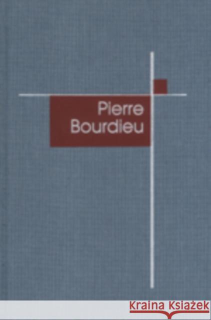 Pierre Bourdieu  9780761964650 SAGE PUBLICATIONS LTD - książka