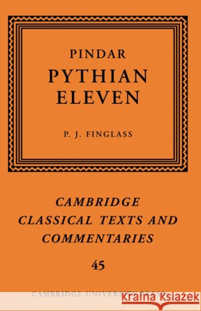 Pindar: 'Pythian Eleven'  9780521884815 Cambridge University Press - książka