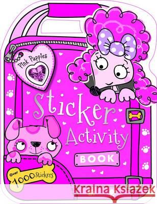 Pink Puppies Sticker Activity Stuart Lynch 9781782359807 Make Believe Ideas - książka