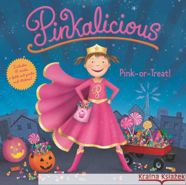 Pinkalicious: Pink or Treat!: Includes Cards, a Fold-Out Poster, and Stickers! [With Sheet of Stickers] Kann, Victoria 9780063029439 HarperCollins - książka