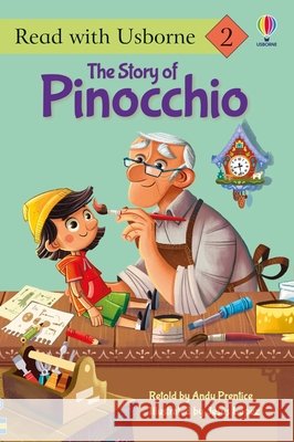 Pinocchio Andy Prentice Jesus Lopez 9781836052456 Usborne Books - książka