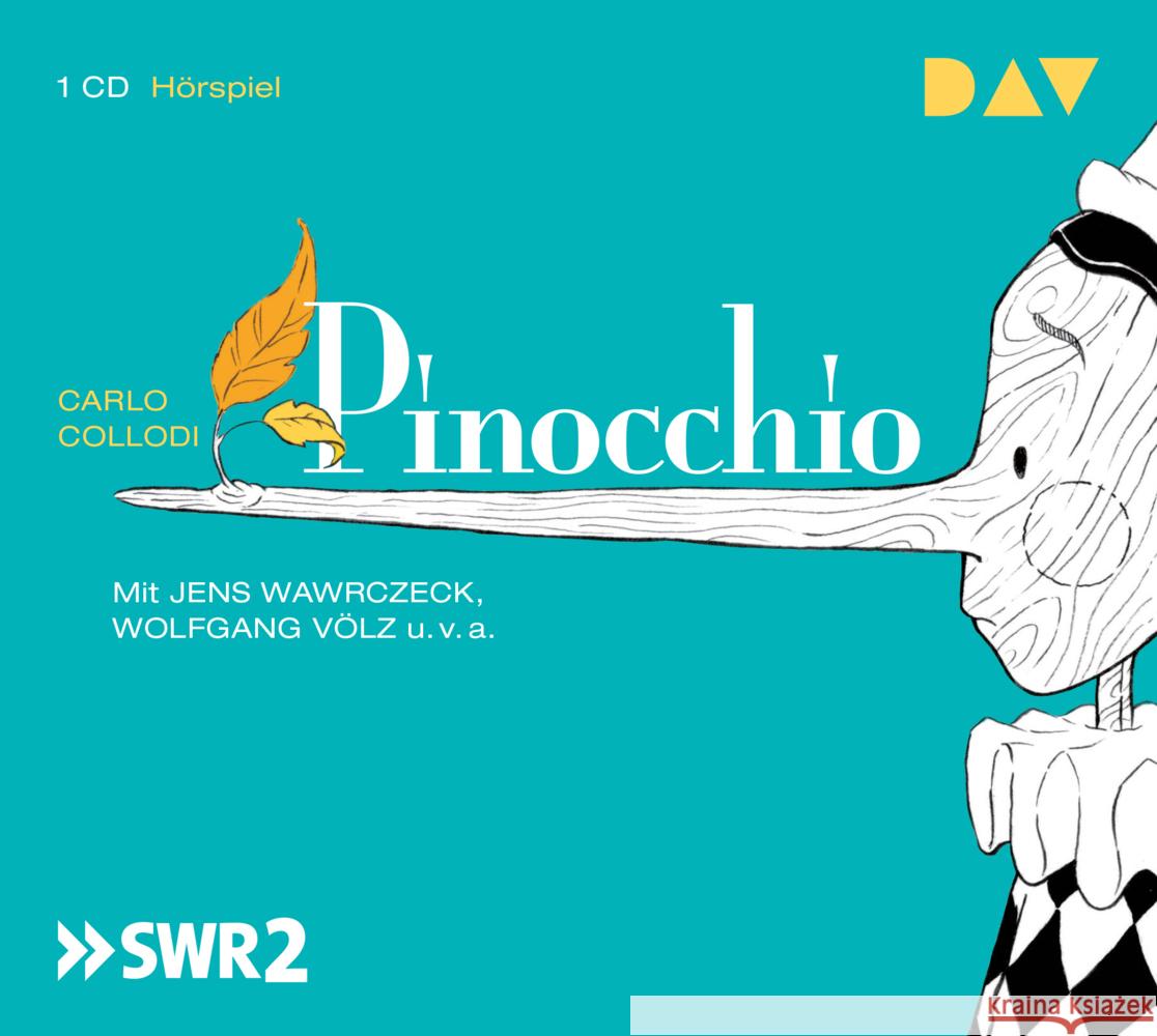 Pinocchio, 1 Audio-CD : Hörspiel (1 CD), Hörspiel Collodi, Carlo 9783862313464 Der Audio Verlag, DAV - książka
