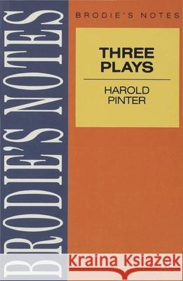 Pinter: Three Plays John P. Jenkins 9780333581643 PALGRAVE MACMILLAN - książka