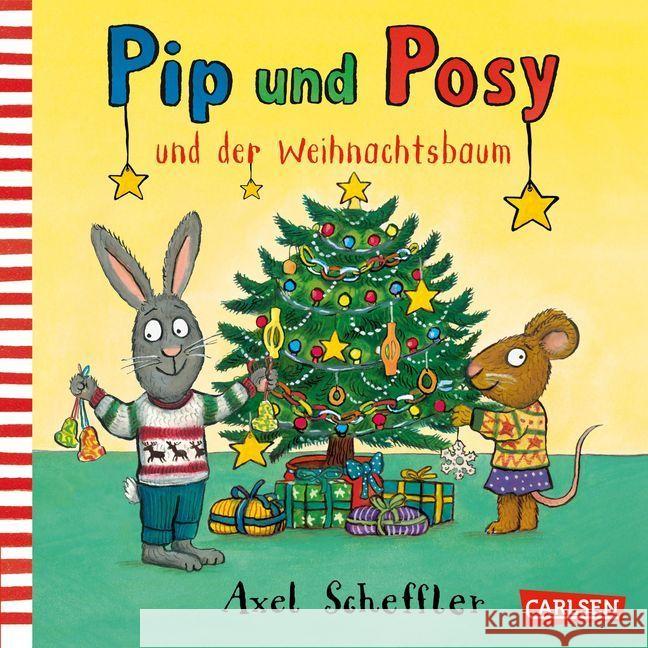Pip und Posy und der Weihnachtsbaum Scheffler, Axel 9783551518613 Carlsen - książka