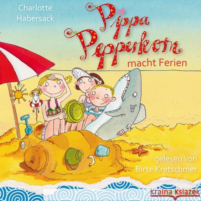 Pippa Pepperkorn macht Ferien, 1 Audio-CD : CD Standard Audio Format, Lesung Habersack, Charlotte 9783867372824 Audiolino - książka