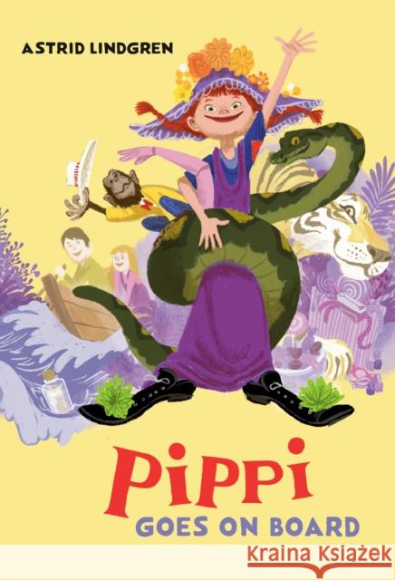 Pippi Goes on Board Astrid Lindgren Florence Lamborn 9780593117859 Puffin Books - książka