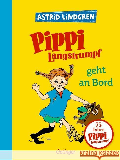 Pippi Langstrumpf geht an Bord Lindgren, Astrid 9783789114489 Oetinger - książka