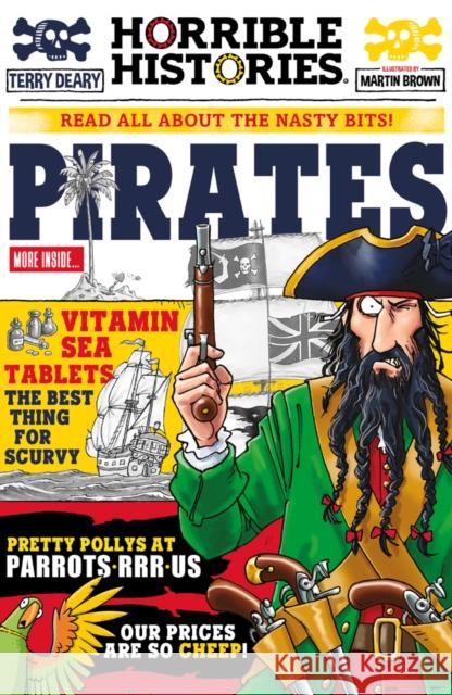 Pirates (newspaper edition) Terry Deary 9780702318061 Scholastic - książka