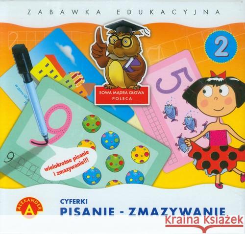 Pisanie - Zmazywanie 2 Cyferki ALEX  5906018007374 Alexander - książka