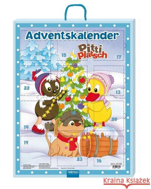 Pittiplatsch Adventskalender : Weihnachtskalender für Kinder. 24 Mini-Büchlein  9783957743695 Trötsch - książka