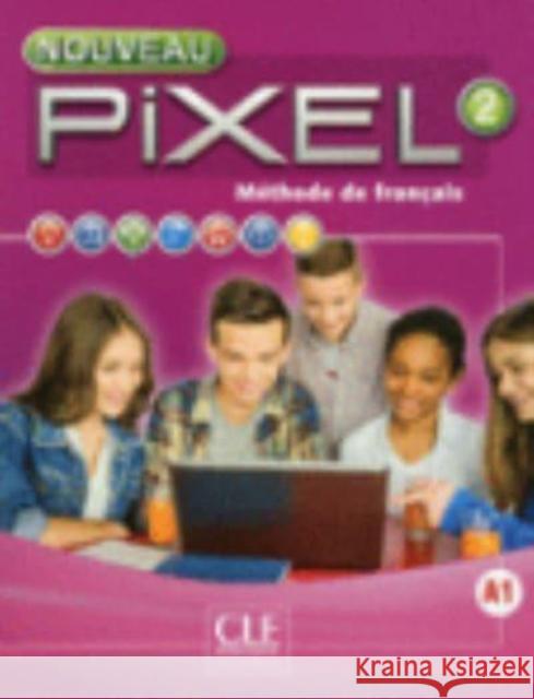 Pixel 2 Podręcznik + DVD Schmitt Sylvie 9782090389272 Cle International - książka