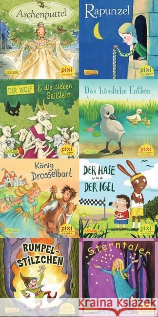 Pixi-8er-Set 264: Aus Pixis Märchenbuch (8x1 Exemplar) diverse 9783551044754 Carlsen - książka