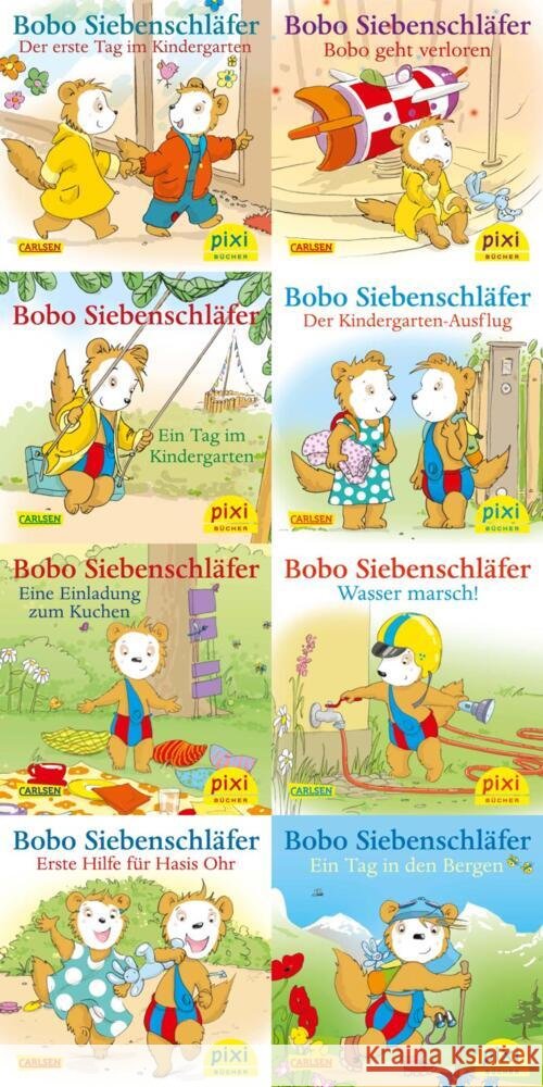 Pixi-8er-Set 282: Neues von Bobo Siebenschläfer (8x1 Exemplar), 8 Teile diverse 9783551044969 Carlsen - książka