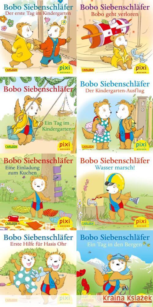 Pixi-8er-Set 282: Neues von Bobo Siebenschläfer (8x1 Exemplar), 8 Teile diverse 9783551044969 Carlsen - książka