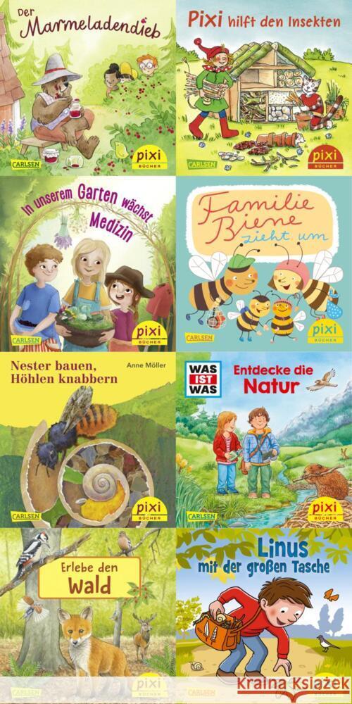 Pixi-8er-Set 290: Pixi liebt die Natur (8x1 Exemplar), 8 Teile diverse 9783551038722 Carlsen - książka