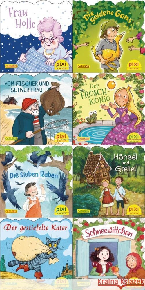 Pixi-8er-Set 293: Pixis liebste Märchen (8x1 Exemplar), 8 Teile diverse 9783551038753 Carlsen - książka