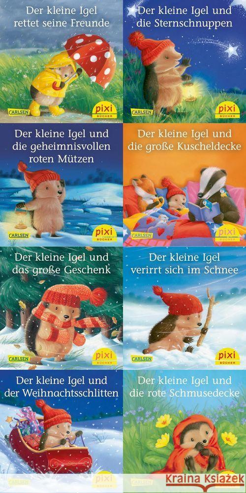 Pixi-Box 263: Der kleine Igel, 8 Hefte. Diverse 9783551052636 Carlsen - książka