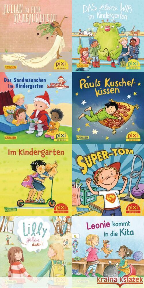 Pixi-Box 286: Pixis bunter Kindergarten (8x8 Exemplare), m. 2 Buch, 6 Teile diverse 9783551052865 Carlsen - książka
