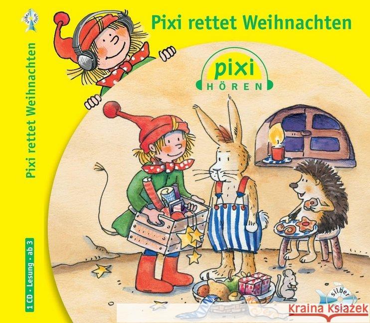 Pixi rettet Weihnachten, Audio-CD : Ungekürzte Lesung  9783867421058 Silberfisch - książka