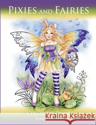 Pixies and Fairies: Coloring Book Janna Prosvirina 9781684746491 Lulu.com - książka