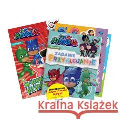 PJ Masks. Zadanie przyklejanie praca zbiorowa 9788382827996 Media Service Zawada - książka
