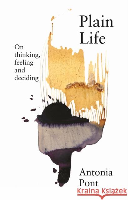 Plain Life: On Thinking, Feeling and Deciding Antonia Pont 9781761170164 NewSouth Books - książka