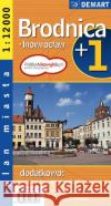 Plan miasta - Brodnica/Inowrocław 1:12 000 DEMART  9788374273497 Demart