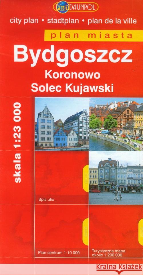 Plan miasta Bydgoszcz, Koronowo, Solec Kujawski  9788374751469 Daunpol - książka