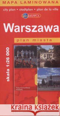Plan Miasta EuroPilot. Warszawa laminat  9788374753050 Daunpol - książka