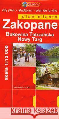 Plan Miasta EuroPilot. Zakopane br  9788374754804 Daunpol - książka