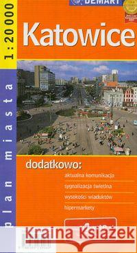 Plan Miasta Katowice 1:20 000 DEMART  9788389239969 Demart - książka