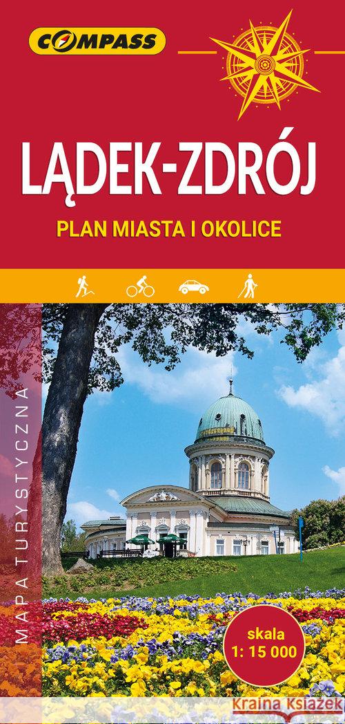 Plan miasta Lądek-Zdrój i okolice 1:15 000 w.2020  9788381840149 Compass - książka