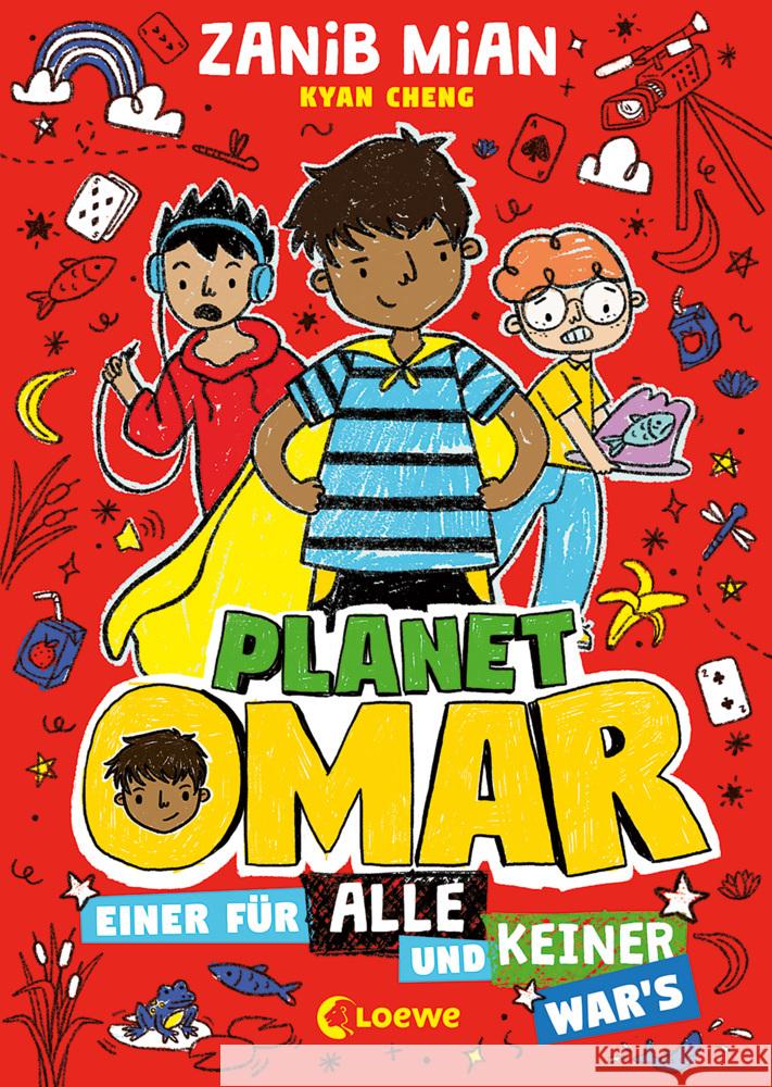 Planet Omar (Band 4) - Einer für alle und keiner war's Mian, Zanib 9783743214057 Loewe - książka