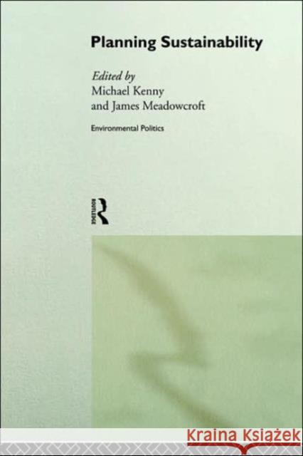 Planning Sustainability Michael Kenny James Meadowcroft 9780415164764 Routledge - książka