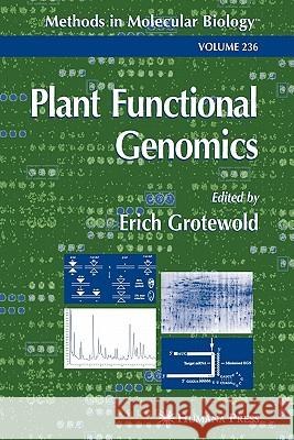 Plant Functional Genomics: Methods and Protocols Grotewold, Erich 9781617373862 Springer - książka