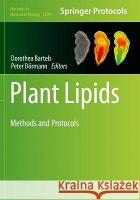 Plant Lipids: Methods and Protocols Bartels, Dorothea 9781071613641 Springer US - książka