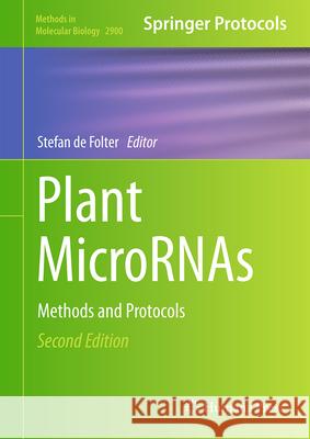 Plant Micrornas: Methods and Protocols Stefan D 9781071643976 Humana - książka