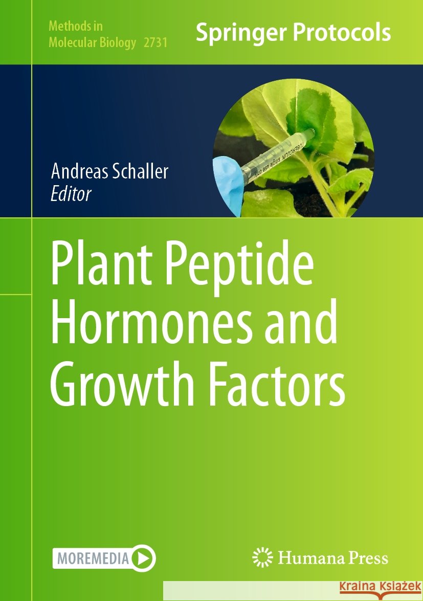 Plant Peptide Hormones and Growth Factors Andreas Schaller 9781071635100 Humana - książka