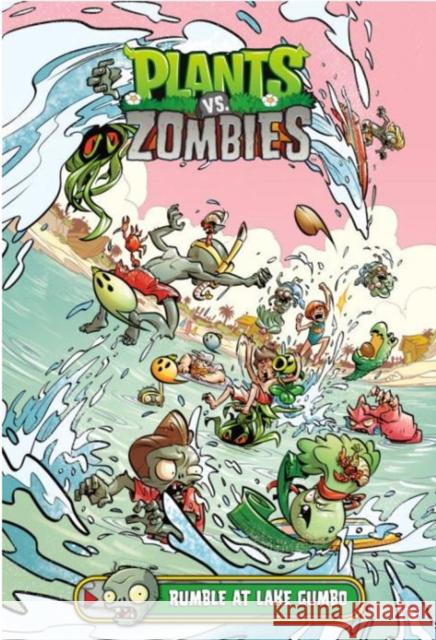 Plants vs. Zombies Volume 10: Rumble at Lake Gumbo Paul Tobin Ron Chan 9781506704975 Dark Horse Comics,U.S. - książka