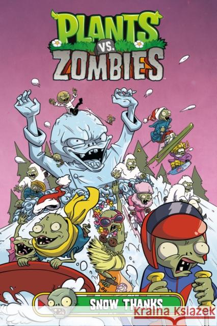 Plants vs. Zombies Volume 13: Snow Thanks Paul Tobin Cat Farris 9781506708393 Dark Horse Books - książka