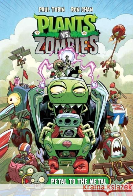 Plants vs. Zombies Volume 5: Petal to the Metal Paul Tobin Ron Chan Popcap Games / EA Games 9781616559991 Dark Horse Comics - książka