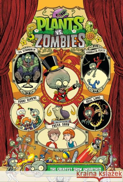 Plants vs. Zombies Volume 9: The Greatest Show Unearthed Paul Tobin Ron Chan Matthew J. Rainwater 9781506702988 Dark Horse Books - książka