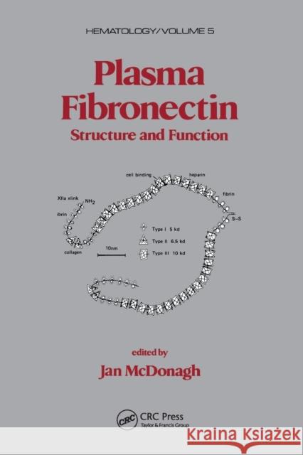 Plasma Fibronectin: Structure and Functions J. Mcdonagh   9780367451677 CRC Press - książka
