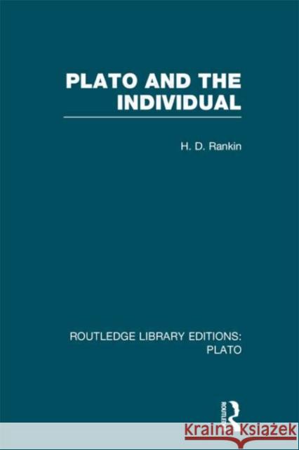 Plato and the Individual David Rankin 9780415624114 Routledge - książka