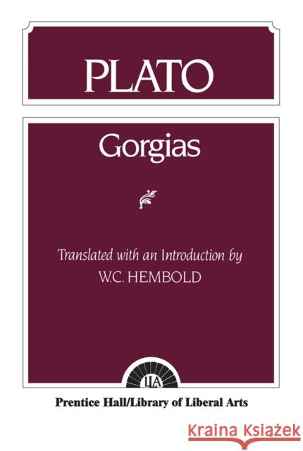 Plato: Gorgias Helmbold, W. 9780023529504 Prentice Hall - książka