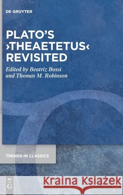Plato's >Theaetetus Bossi, Beatriz 9783110715262 de Gruyter - książka