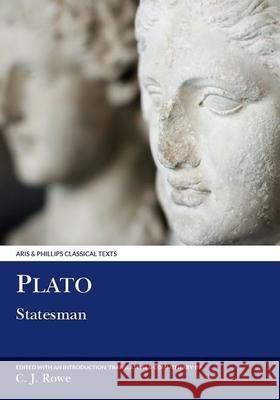 Plato: Statesman Christopher J. Rowe 9780856686139 Liverpool University Press - książka