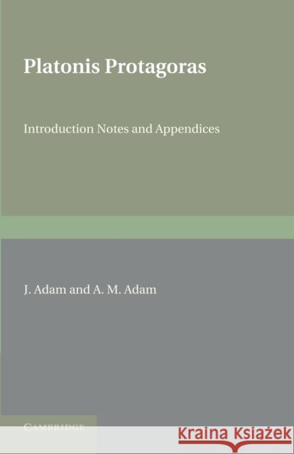 Platonis Protagoras: With Introduction, Notes and Appendices Plato 9781107680326 Cambridge University Press - książka