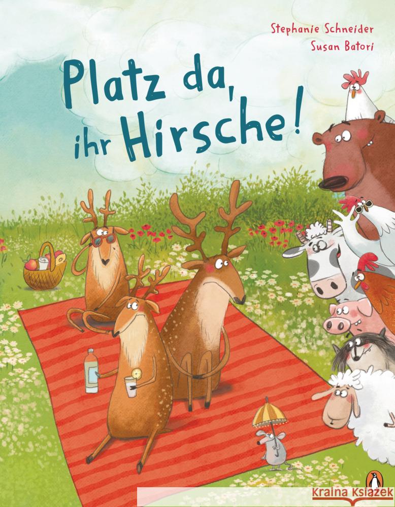 Platz da, ihr Hirsche! Schneider, Stephanie 9783328300519 Penguin Junior - książka